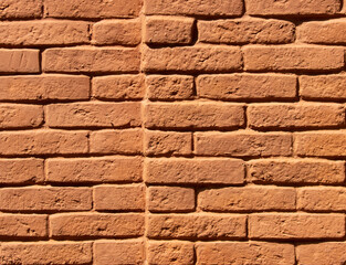red brick wall as background