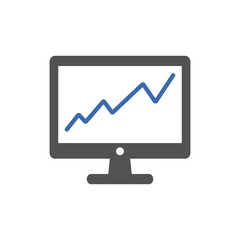 SEO Monitoring icon Vector illustration. digital marketing element. concept for SEO and Website.
