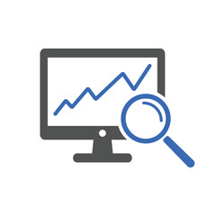 SEO Monitoring icon Vector illustration. digital marketing element. concept for SEO and Website.
