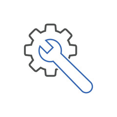 technical support line icon Vector illustration. Tech support for SEO, Website and mobile apps.
