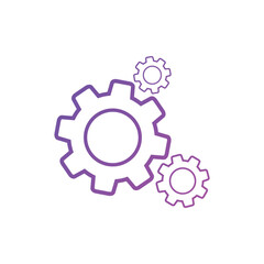 technical support icon Vector illustration. Tech support for SEO, Website and mobile apps gradient
