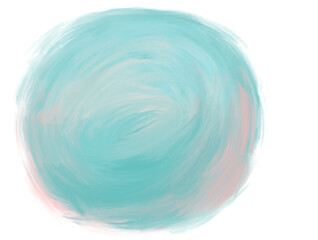 pastel oil painting brush texture geometric circle circular shape elements illustration