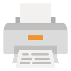 printer flat icon