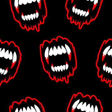 Vampire Fangs Wallpaper