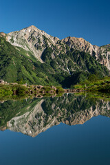 絶景の八方池　アルプス登山