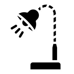 lamp glyph icon