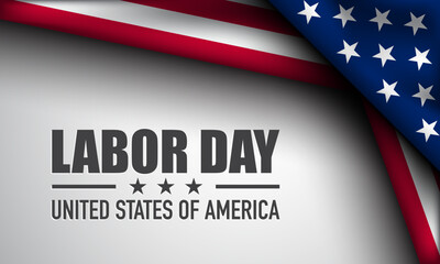 Fototapeta premium Labor Day Background Design.