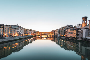 Fototapeta na wymiar Florence city architectural beauty touristic destination of italy