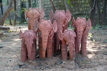 elephant statue in the park © Arvind