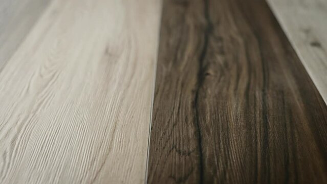 Textures and pattern of ceramic granite tiles with a surface imitating wooden boards.