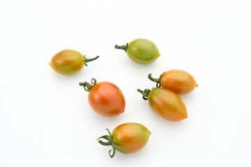 Fresh cherry tomatoes, close up