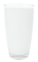 fresh milk in a glass