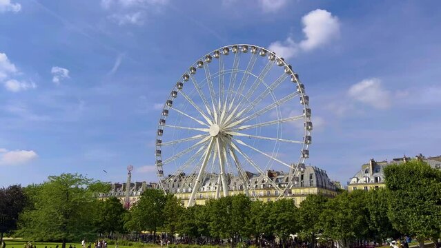 Paris, France, 30 july 2022: The Place de la Concorde is one of the major public squares in Paris, France. It is the largest square in the French capital.