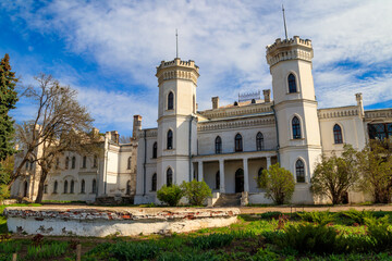 Sharovka palace in neo-gothic style, also known as Sugar Palace in Kharkov region, Ukraine