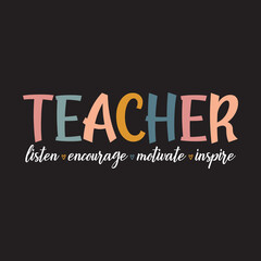 Teacher SVG Design