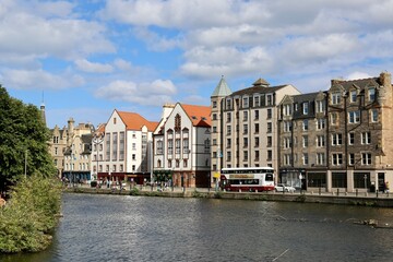 view canal on the European old city