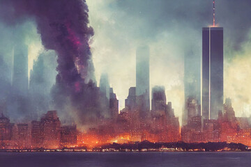 911 Patriot Day USA Background, Never Forget World Trade Centre Digital art wallpaper