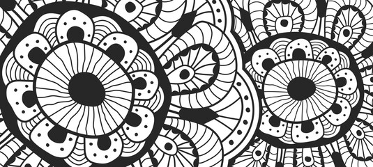 abstract background-floral drawing