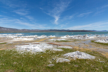 view to Mono lake at Lee Vining