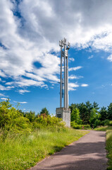 Obraz premium Monument in honor of those murdered in the Valley of Death. Bydgoszcz, Kuyavian-Pomeranian Voivodeship, Poland.