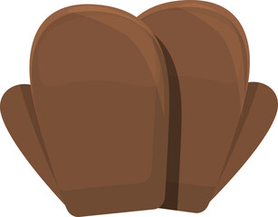 Miner gloves icon cartoon vector. Gold mine. Game rock