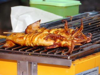 meat on the grill