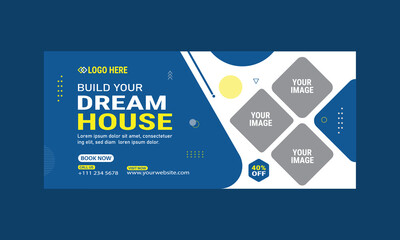 Social media cover and web banner template