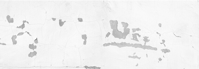 Surface texture of white concrete wall, cement pattern with cracks background with space to copy
