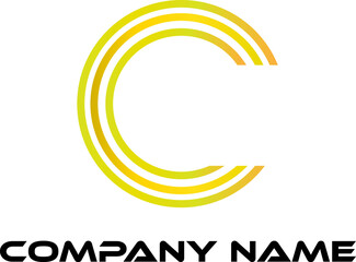 Circle creative circle logo design vector logo black and white background.
