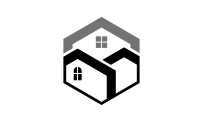 Fototapeta na wymiar building house real estate logo