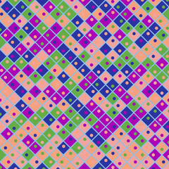 Color Rhombus tile tessellation pattern illustration