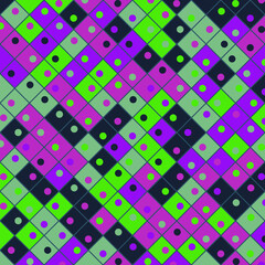 Color Rhombus tile tessellation pattern illustration