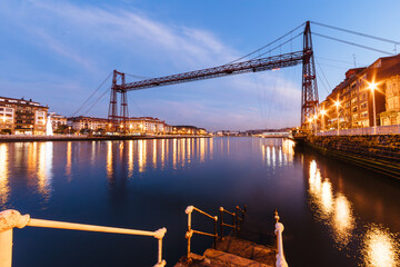 BILBAO, SPAIN - DECEMBER 27, 2018: Guggenheim Museum Bilbao is m