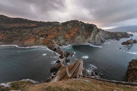 Landscape of the island of San Juan de Gaztelugatxe