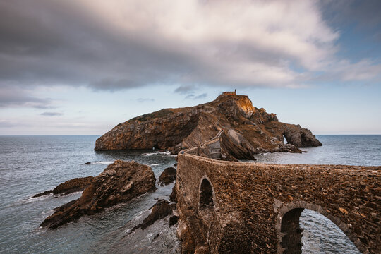 Landscape of the island of San Juan de Gaztelugatxe