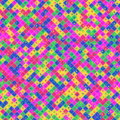 Color Rhombus tile tessellation pattern illustration
