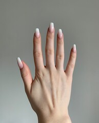 ombre French nail art