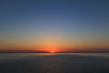 夕陽の名所プユニ岬「秋の北海道」