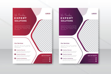 Modern Corporate business flyer template design