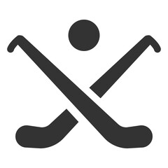 Hurling icon. Flat style vector illustration isolated on white background
