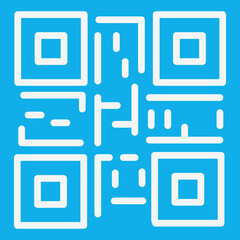 Qr Code Isolated Vector icon which can easily modify or edit

