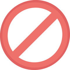 Ban Isolated Vector icon which can easily modify or edit

