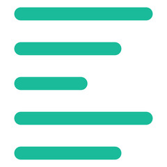 Obraz premium Align Isolated Vector icon which can easily modify or edit