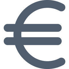 Obraz premium Euro Isolated Vector icon which can easily modify or edit