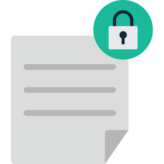 Obraz premium Document Security Isolated Vector icon which can easily modify or edit