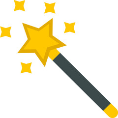 magic wand Isolated Vector icon which can easily modify or edit

