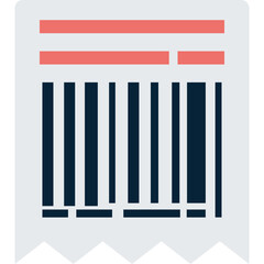 Barcode Isolated Vector icon which can easily modify or edit

