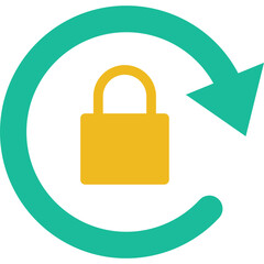 Lock rotation Isolated Vector icon which can easily modify or edit

