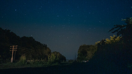 Naklejka premium starry night sky