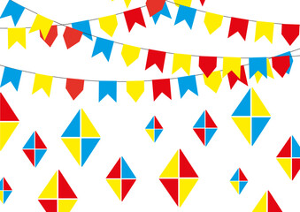 bunting flags set